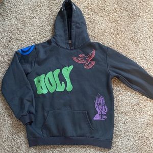 2XL Dark Gray Graphic Hoodie